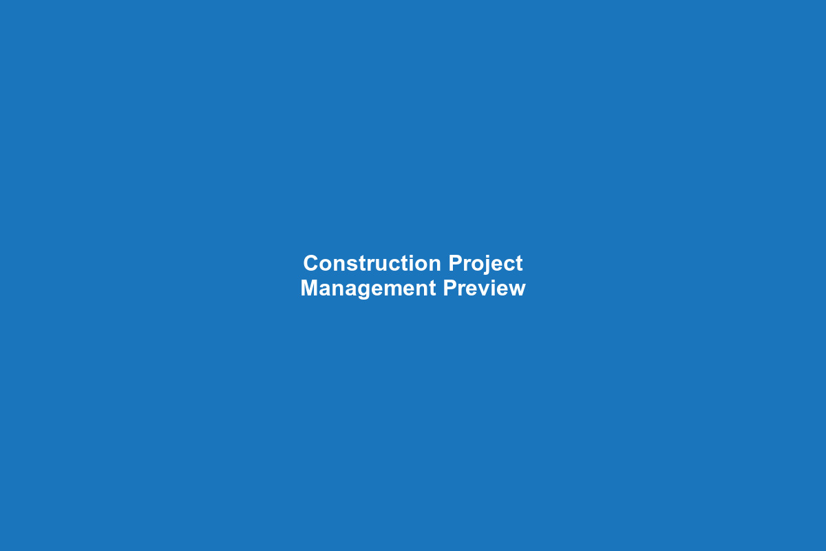 Concrete Construction Case Study